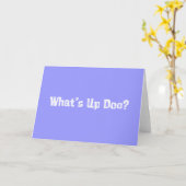 Wat is er aan de hand Doc Gifts Kaart (Gele Bloem)