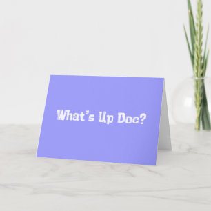 Wat is er aan de hand Doc Gifts Kaart