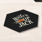 Wat is er aan de hand met Jack Halloween Kartonnen Onderzetters (Schuin)