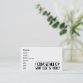 Wat is er anders? visitekaartje (Staand voorkant)