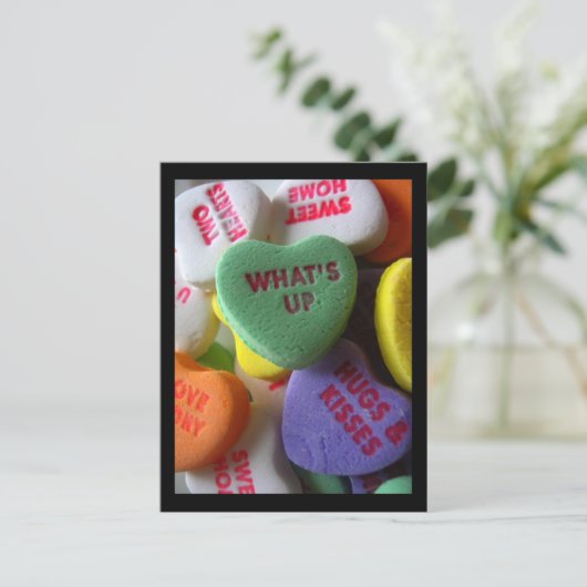 Wat is er? briefkaart (Staand voorkant)