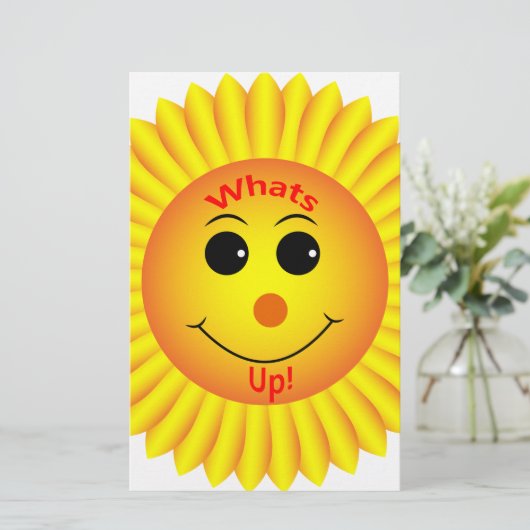 Wat is er? briefpapier (Staand voorkant)