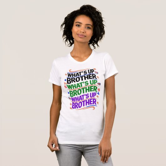 wat is er broeder (D) T-shirt (Voorkant volledig)