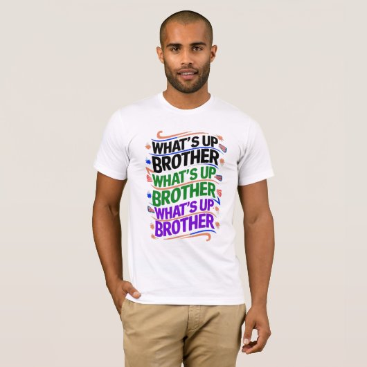 wat is er broeder (D) T-shirt (Voorkant volledig)