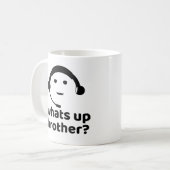 Wat is er, broeder? koffiemok (Voorkant links)