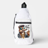 Wat is er broer Eekhoorn Roken Sigaar Sling Bag (Voorkant)