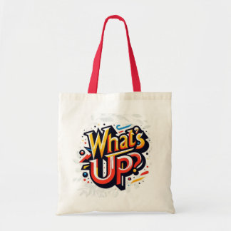 Wat is er? Canvas tas - Casual en leuk ontwerp voo