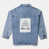 Wat is er? denim jacket (Achterkant)