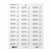 WAT IS ER DOKTER?™ BUGS BUNNY™ Konijnenhol Etiket (Full Sheet)