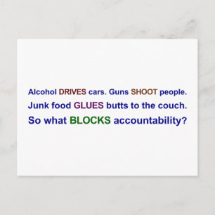 Wat is er gebeurd met persoonlijke verantwoordelij briefkaart