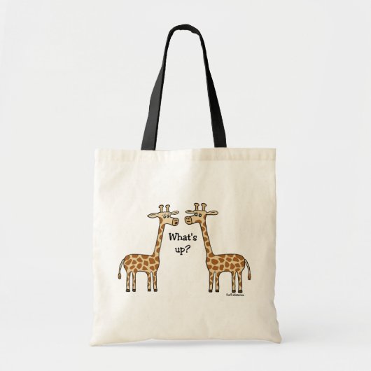 Wat is er? Giraffe totebag Tote Bag (Voorkant)