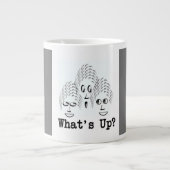 Wat is er? grote koffiekop (Voorkant)