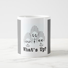 Wat is er? grote koffiekop