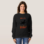 Wat is er heksen Halloween Spooky Horror Trui (Voorkant volledig)
