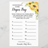 Wat is er in de Kaart voor het luierbalg-Baby show (Voorkant)