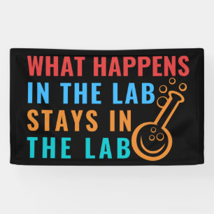 WAT IS ER IN DE LAB STAYS IN DE LAB - LABLADZIJDE SPANDOEK