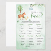 Wat is er in je Baby shower game boerderij-thema? (Voorkant / Achterkant)