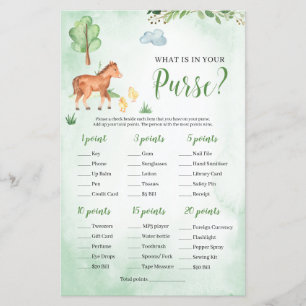 Wat is er in je Baby shower game boerderij-thema?