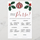 Wat is er in je Purse Winter Bridal Game? (Voorkant)