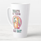 Wat is er in je slechte dag! latte mok (Linkerhoek)