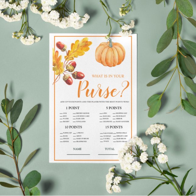 Wat is er in Purse Herfst Pumpkin Bridal Game (Creator heeft geüpload)