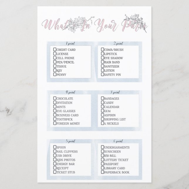 Wat is er in uw Spel met botanische Vrijgezellenfe (Voorkant)