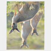 WAT IS ER! KANGOEROES FLEECE DEKEN (Voorkant)