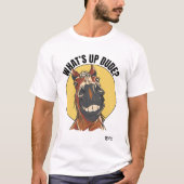 Wat is er, kerel? Witte kleur T-shirt (Voorkant)