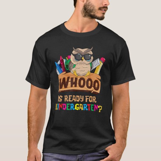 Wat is er klaar voor de kleuterschool? t-shirt (Voorkant)