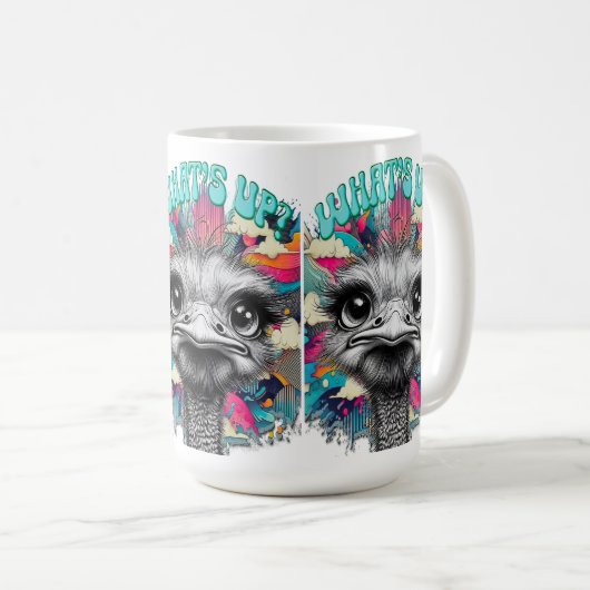 Wat is er? koffiemok (Voorkant rechts)