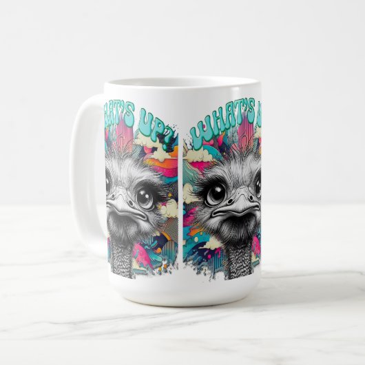 Wat is er? koffiemok (Voorkant links)