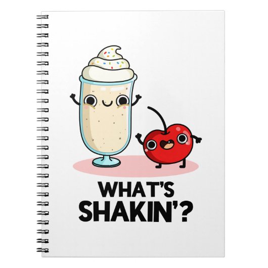 Wat is er leuk aan Funny Cherry Milkshake Pun Notitieboek (Voorkant)