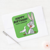 WAT IS ER MET DOC?™ BUGS BUNNY™ | Gefeliciteerd Vierkante Sticker (Envelop)