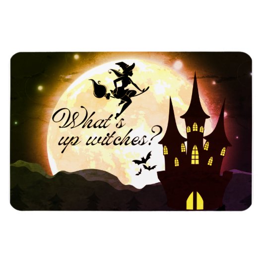 Wat is er met heksen? 4 x6 Magnet (geel) Magneet (Horizontaal)