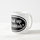 Wat is er met mijn brei? Koffie Mok (Voorkant rechts)