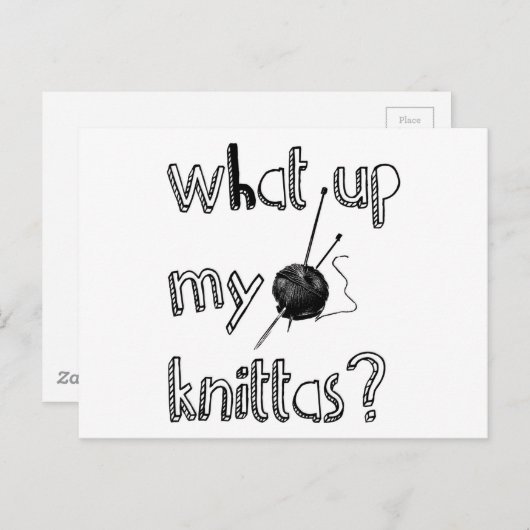 Wat is er met mijn breitta? briefkaart (Voorkant / Achterkant)