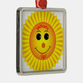 Wat is er? metalen ornament (Rechts)