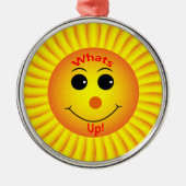 Wat is er? metalen ornament (Voorkant)