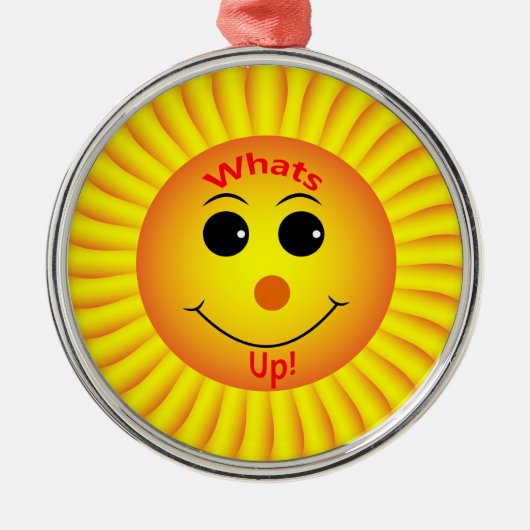 Wat is er? metalen ornament (Voorkant)