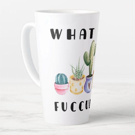 Wat is er mis? latte mok (Linkerhoek)