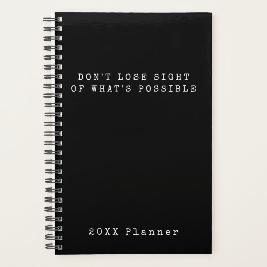 Wat is er mogelijk wit zwart 2020 planner (Voorkant)