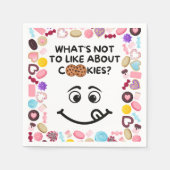 Wat is er niet leuk aan Cookies Servet (Voorkant)