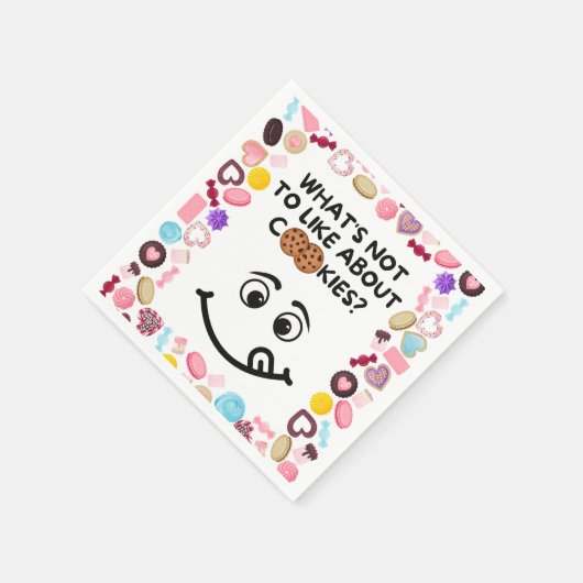 Wat is er niet leuk aan Cookies Servet (Hoek)