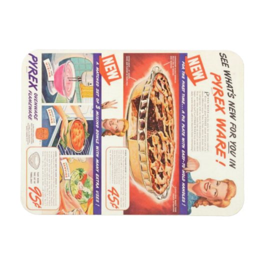 Wat is er nieuw voor je  Pyrex Magneet (Horizontaal)