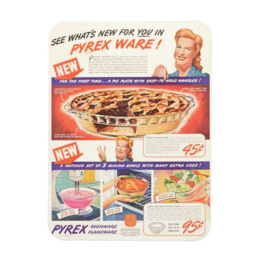 Wat is er nieuw voor je  Pyrex Magneet (Verticaal)