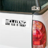Wat is er nog meer? bumpersticker (Op Truck)