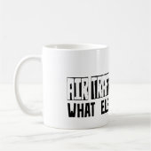 Wat is er nog meer? koffiemok (Links)