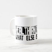 Wat is er nog meer? koffiemok (Voorkant links)