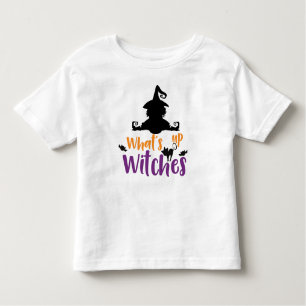 Wat is er op heksen, heks, kat, vleermuizen, hallo kinder shirts