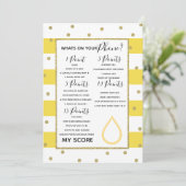 wat is er op je baby shower game mam om te worden kaart (Staand voorkant)